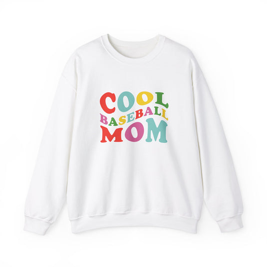 Cool Baseball Mom Adult Unisex Basic Crewneck Sweatshirt