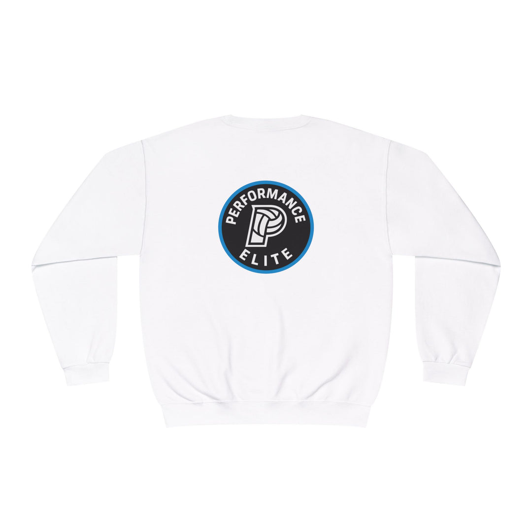 Performance Elite Unisex Adult Mid-Level Crewneck Sweatshirt w/Front & Back Logo