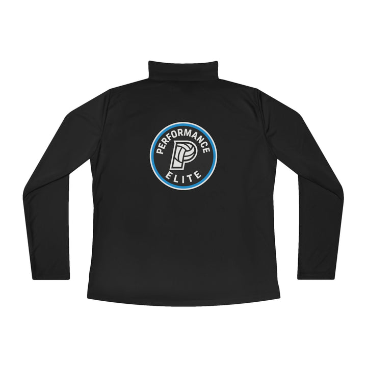Performance Elite Women's Long Sleeve Quarter-Zip Pullover w/Front & Back Logo