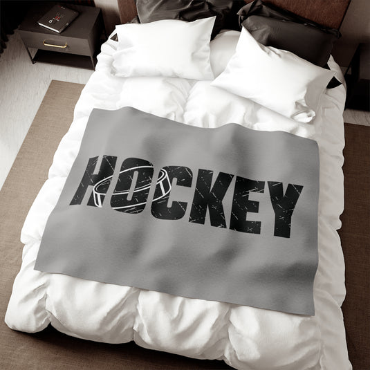 Hockey Sweatshirt Blanket