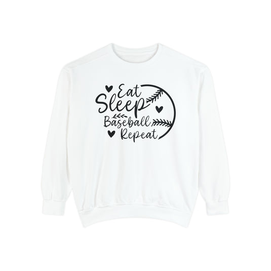 Eat Sleep Baseball Repeat Adult Unisex Premium Crewneck Sweatshirt