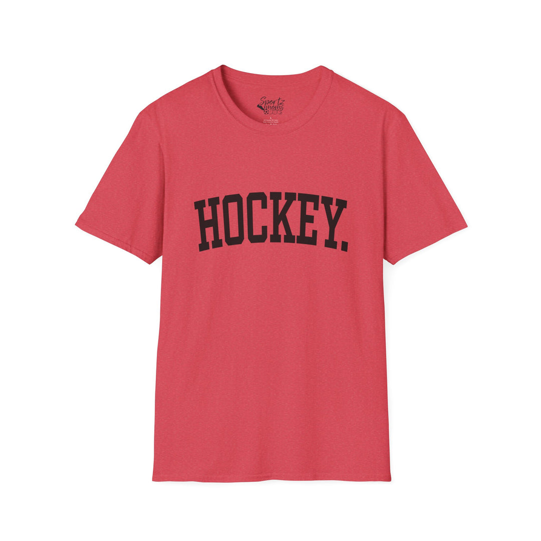 Tall Design Hockey Adult Unisex T-Shirt