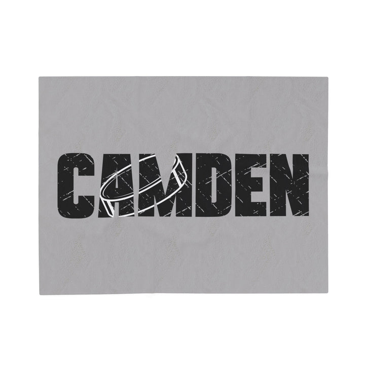 Hockey Plush Blanket w/Custom Name