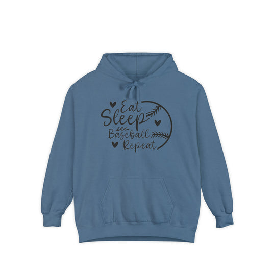 Eat Sleep Baseball Repeat Adult Unisex Premium Hooded Sweatshirt