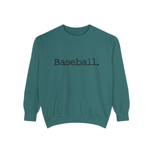 Typewriter Design Baseball Adult Unisex Premium Crewneck Sweatshirt