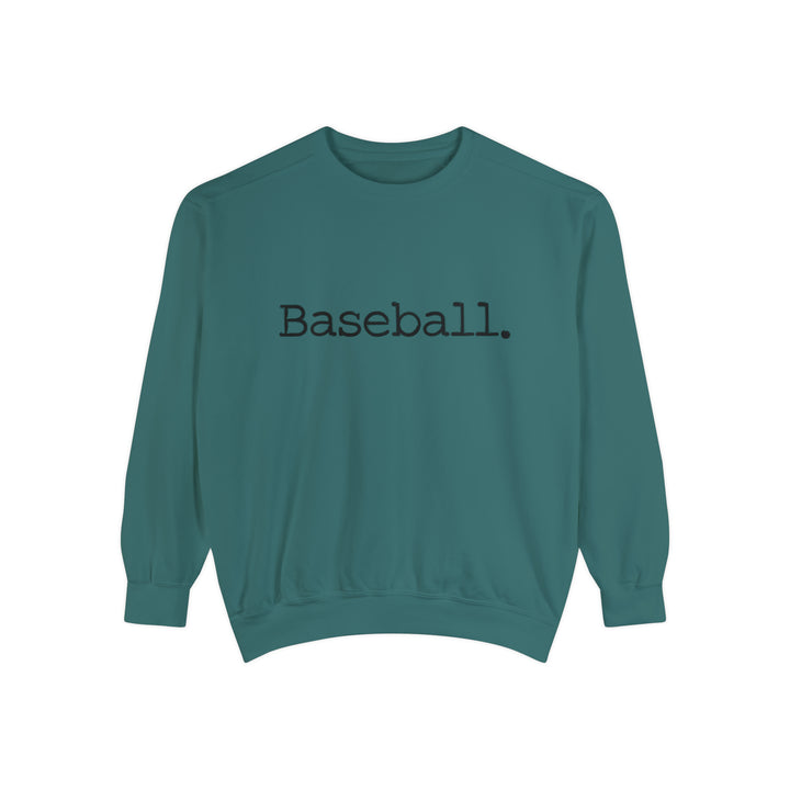 Typewriter Design Baseball Adult Unisex Premium Crewneck Sweatshirt