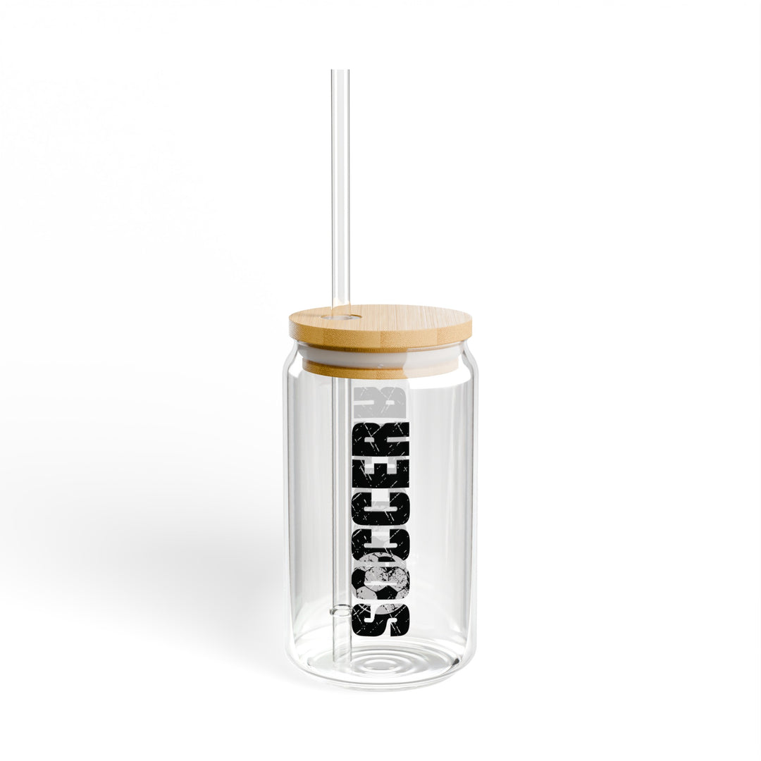 Soccer 16oz Sipper Glass
