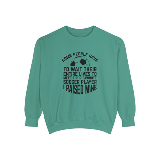 Some People Have to Wait Soccer Adult Unisex Premium Crewneck Sweatshirt