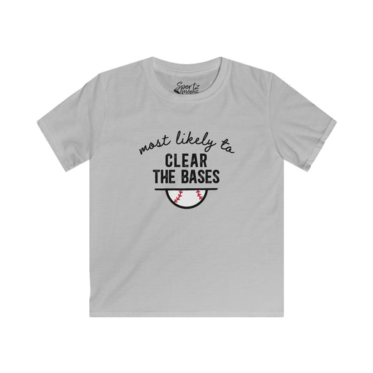 Most Likely To Baseball Youth Unisex Basic T-Shirt