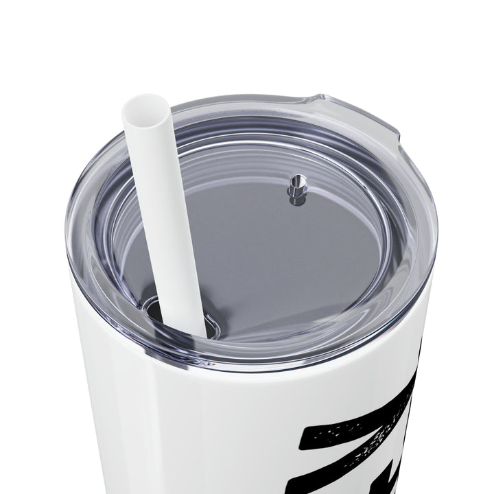 Rustic Design Hockey 20oz Skinny Tumbler with Straw in Matte or Glossy