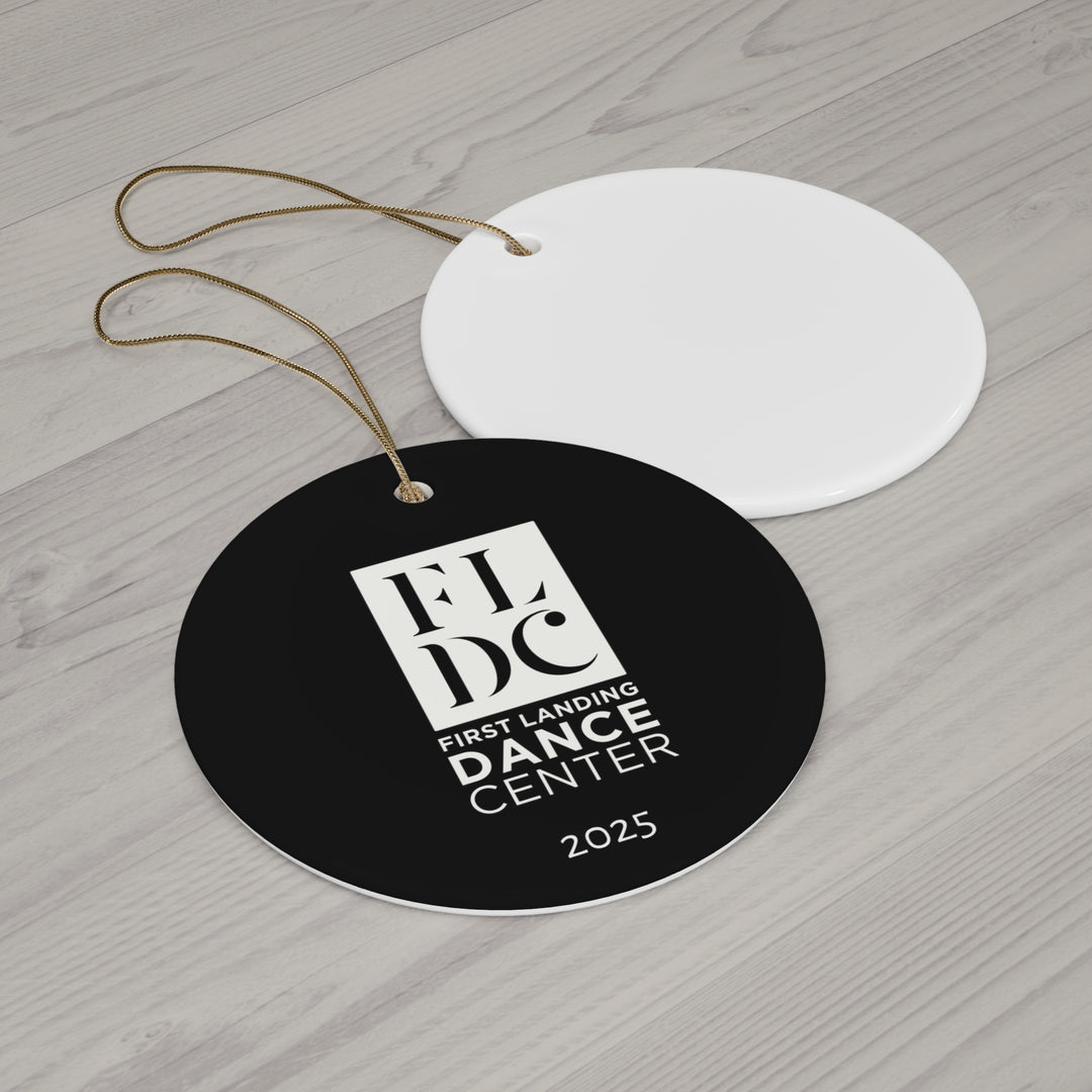 First Landing Center Dance Ceramic Ornament