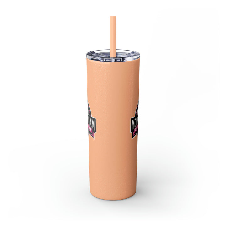 Skinny Tumbler with Straw 20oz