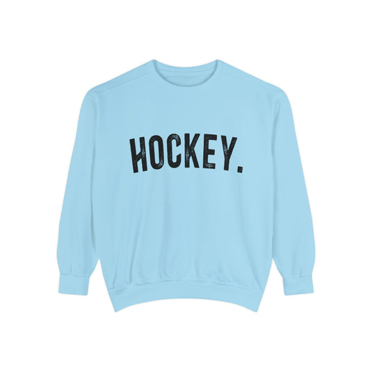 Rustic Design Hockey Adult Unisex Premium Crewneck Sweatshirt