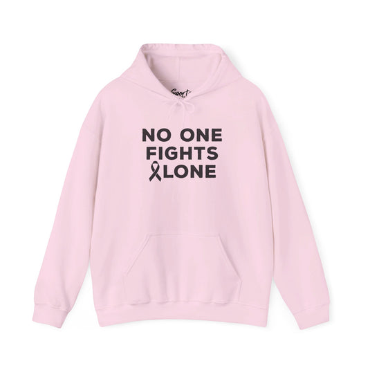 No One Fights Alone Adult Unisex Basic Hooded Sweatshirt