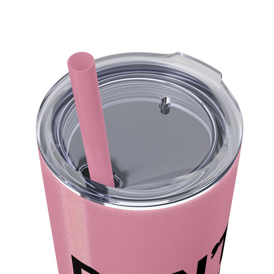 Don't Go Through Life Without Goals Hockey 20oz Skinny Tumbler with Straw in Matte or Glossy