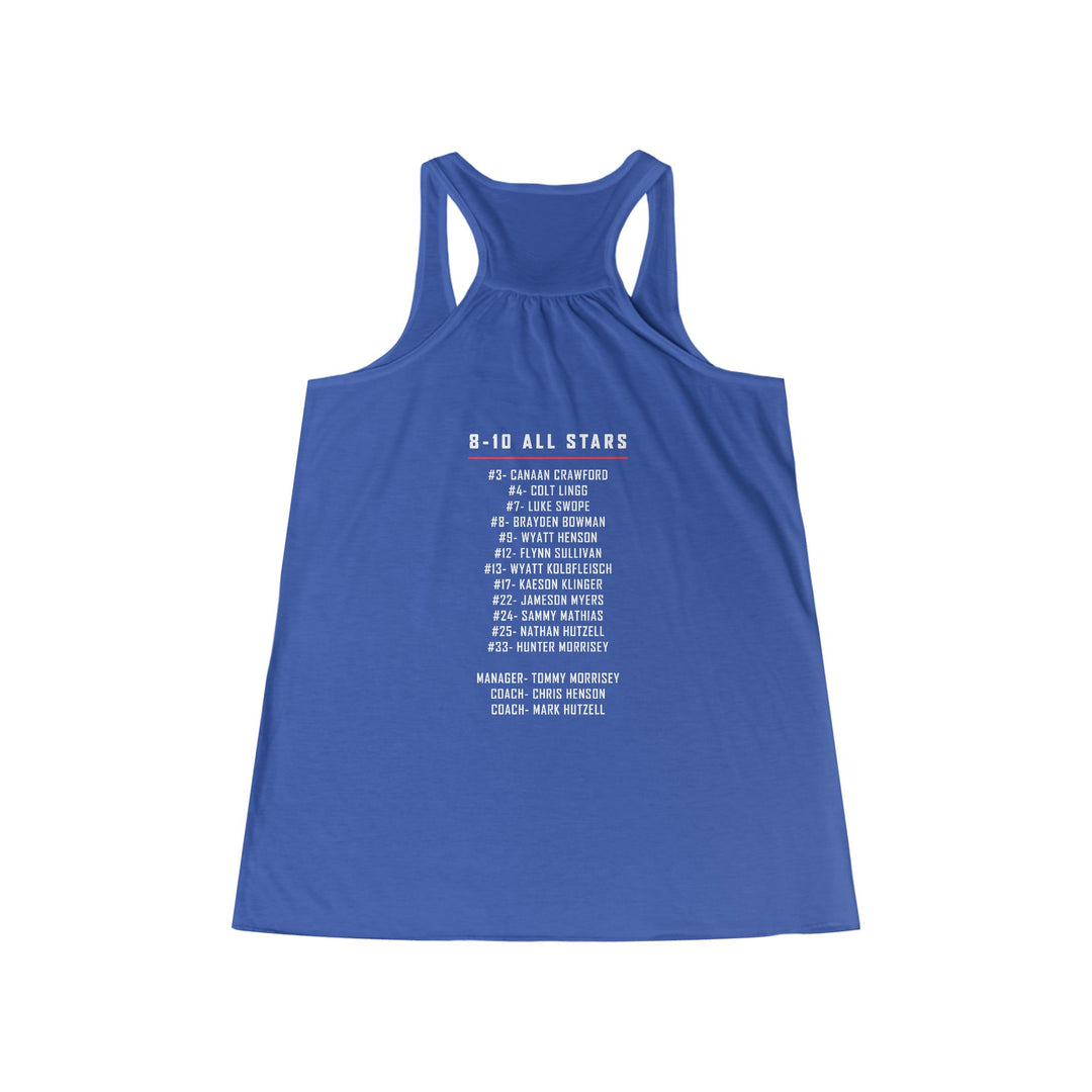Valley Little League Baseball Women's Flowy Racerback Tank - District Champions