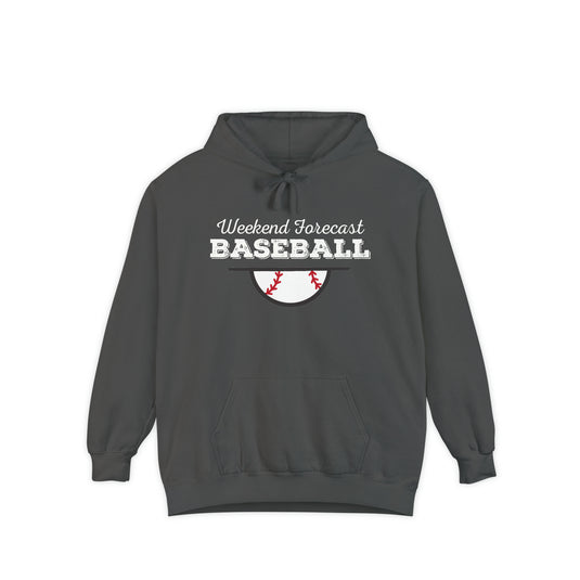 Weekend Forecast Baseball Adult Unisex Premium Hooded Sweatshirt