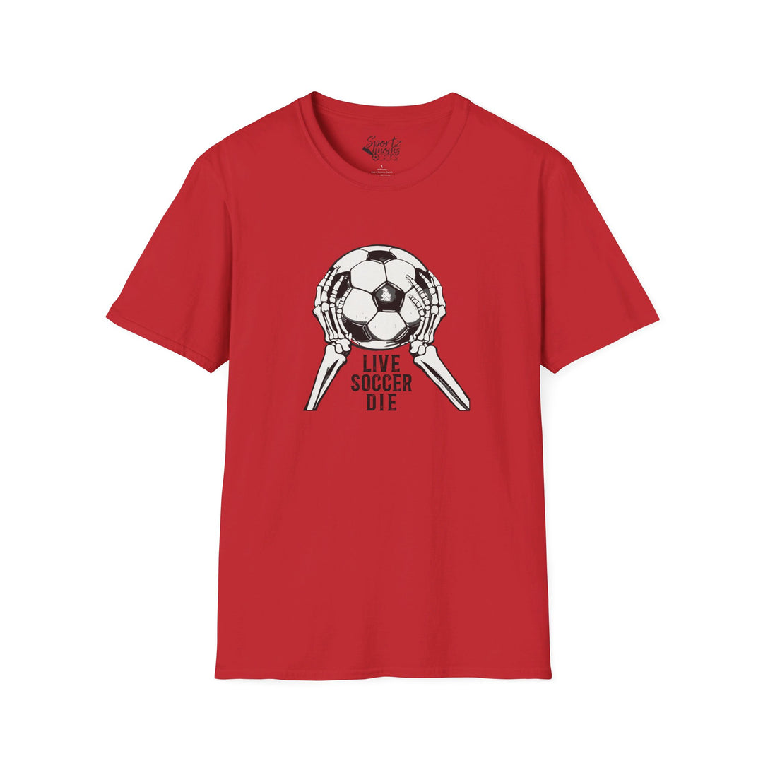 Live Soccer Die Adult Unisex T-Shirt