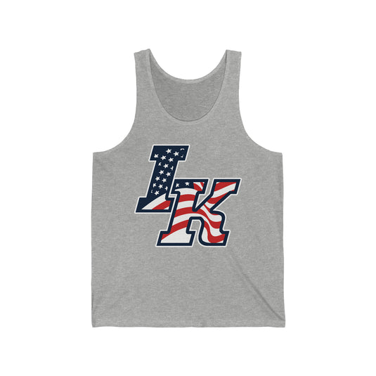 Iron Knights Unisex Jersey Tank w/Flag Logo