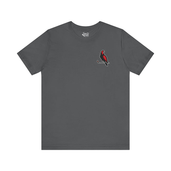 Wheeling Lightningbirds Unisex Adult Mid-Level T-Shirt - Bird Logo Only