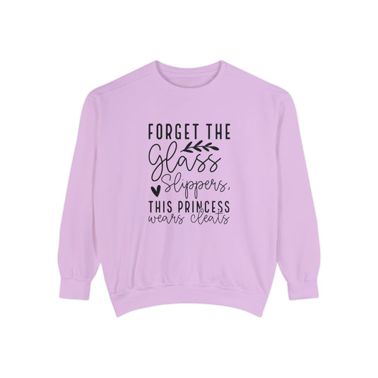 Forget the Glass Slippers Lacrosse Adult Unisex Premium Crewneck Sweatshirt