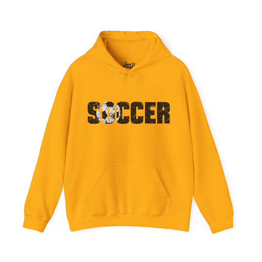 Soccer Adult Unisex Basic Hooded Sweatshirt