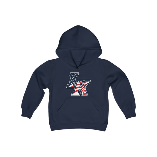 Iron Knights Youth Hooded Sweatshirt w/Flag Design