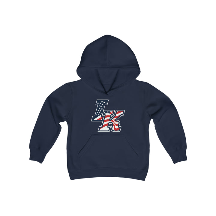 Iron Knights Youth Hooded Sweatshirt w/Flag Design