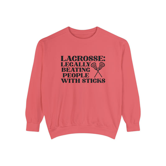 Lacrosse Legally Adult Unisex Premium Crewneck Sweatshirt