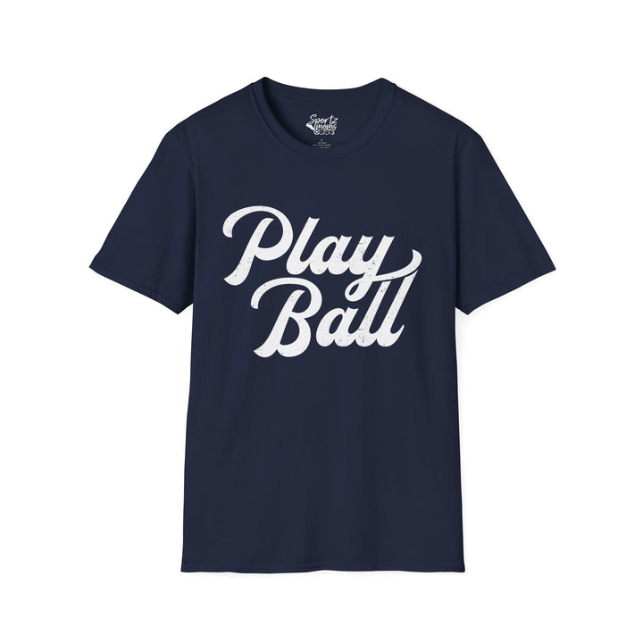 Play Ball Adult Unisex Baseball T-Shirt