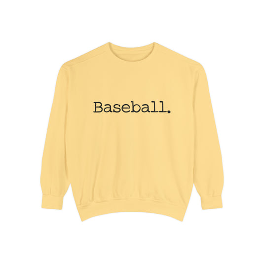 Typewriter Design Baseball Adult Unisex Premium Crewneck Sweatshirt