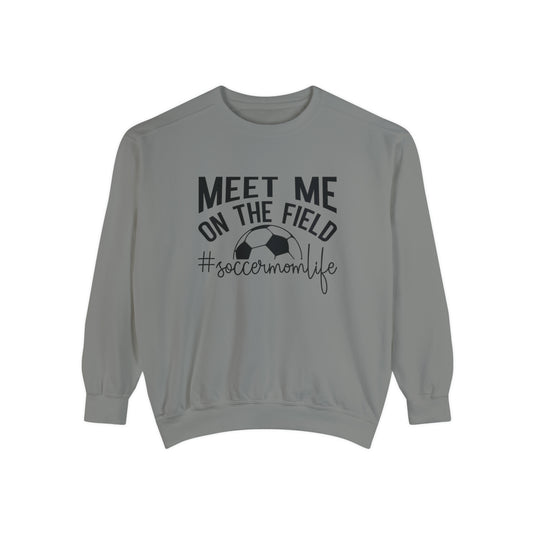 Meet Me on the Field Soccer Adult Unisex Premium Crewneck Sweatshirt