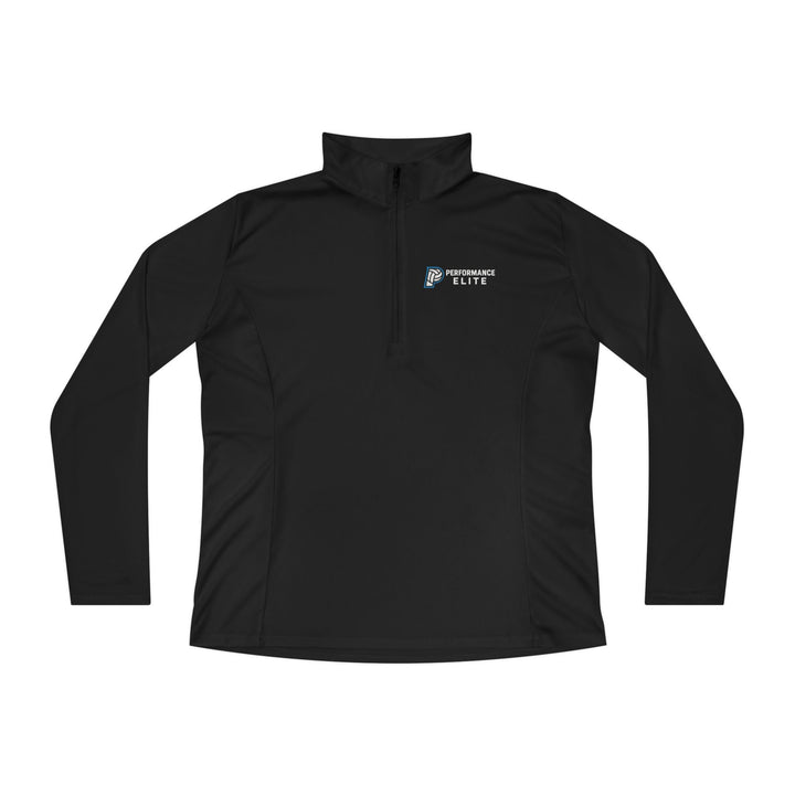 Performance Elite Women's Long Sleeve Quarter-Zip Pullover w/Front & Back Logo