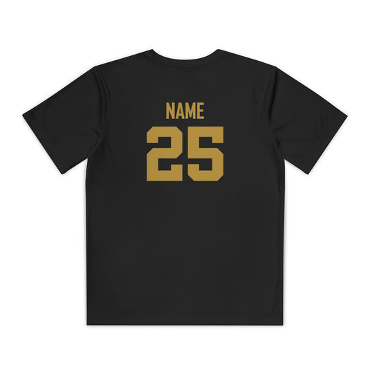 FEBA Lions Baseball Unisex Youth Short Sleeve Competitor Moisture Wicking T-Shirt