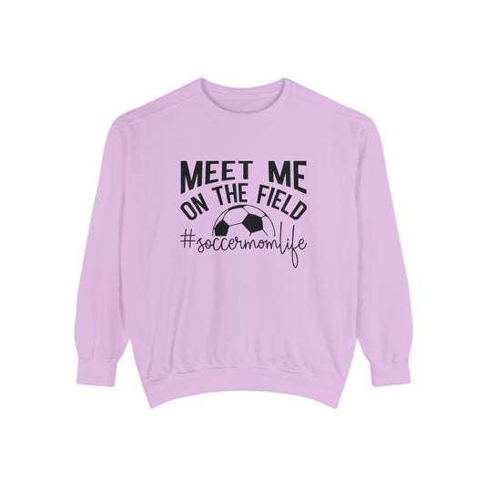 Meet Me on the Field Soccer Adult Unisex Premium Crewneck Sweatshirt