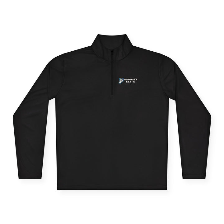 Performance Elite Unisex Adult Long Sleeve Quarter-Zip Pullover w/Front & Back Logo