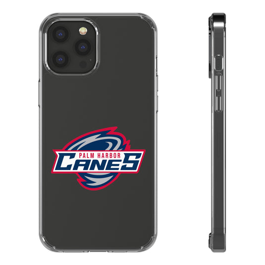 Palm Harbor Lady Canes Clear Phone Case