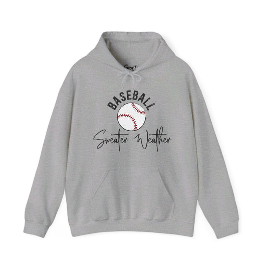 Baseball Sweater Weather Unisex Adult Basic Crewneck Sweatshirt