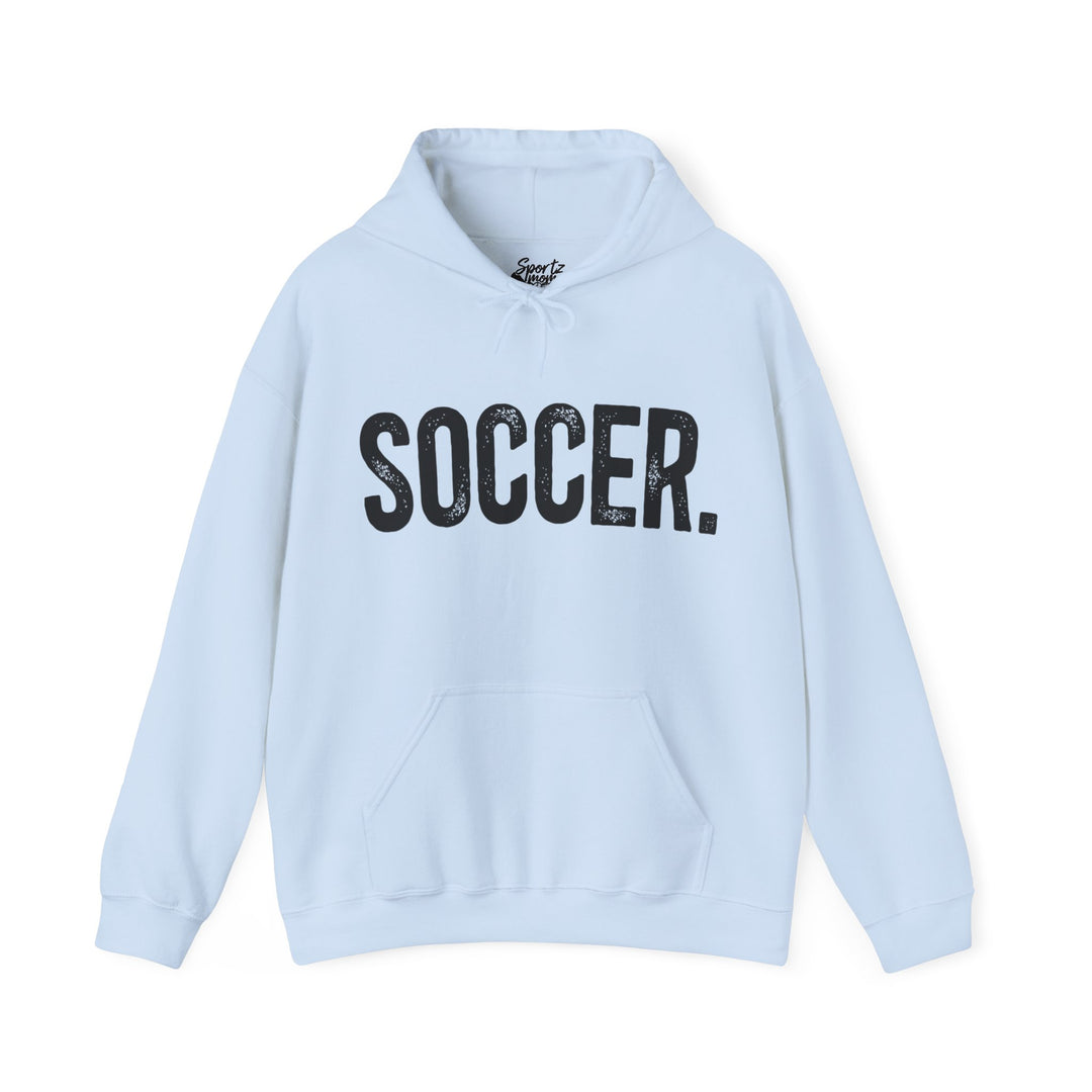 Rustic Design Soccer Adult Unisex Hooded Sweatshirt