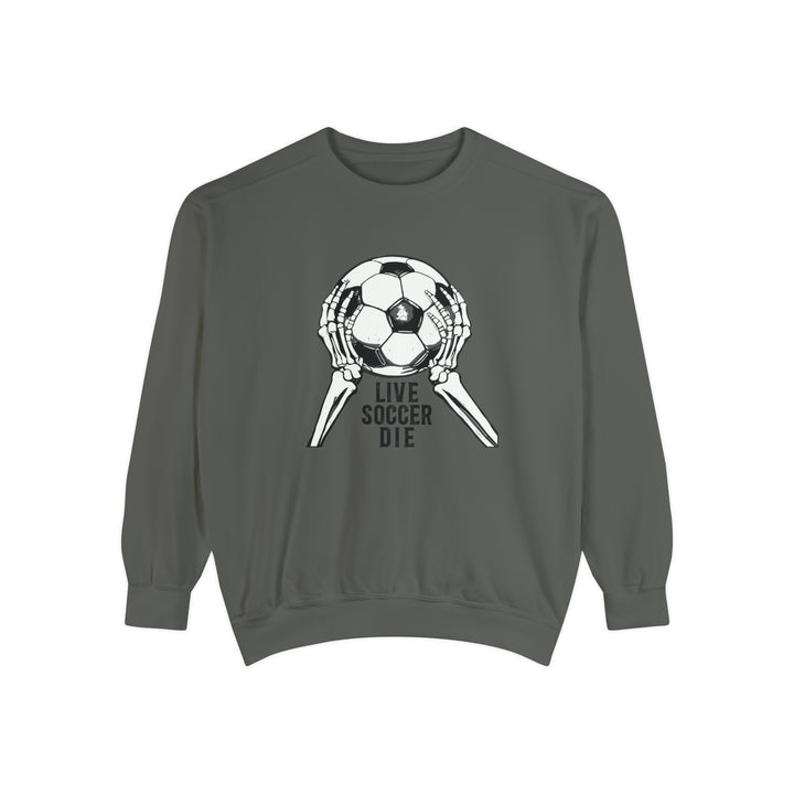 Live Soccer Die Adult Unisex Premium Crewneck Sweatshirt