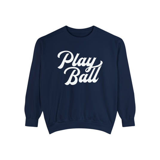 Play Ball Baseball Adult Unisex Premium Crewneck Sweatshirt