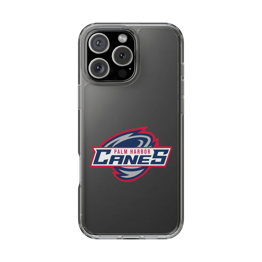 Palm Harbor Lady Canes Clear Phone Case