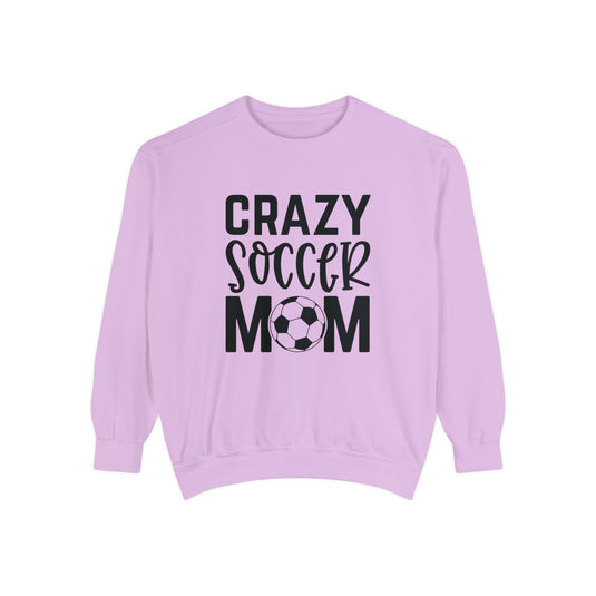 Crazy Soccer Mom Adult Unisex Premium Crewneck Sweatshirt