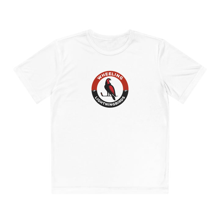 Wheeling Lightningbirds Unisex Youth Short Sleeve Competitor Moisture Wicking T-Shirt