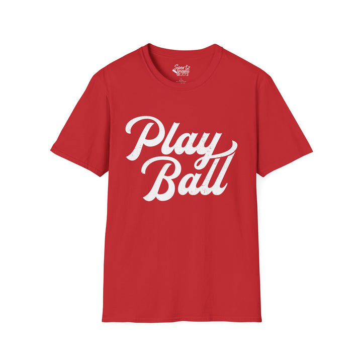 Play Ball Adult Unisex Baseball T-Shirt