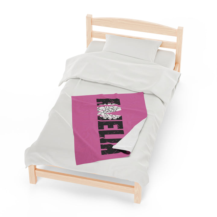 Cheer Plush Blanket w/Custom Name