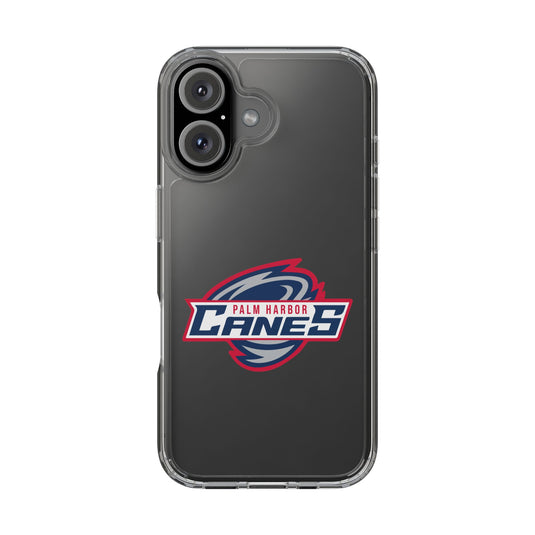 Palm Harbor Lady Canes Clear Phone Case