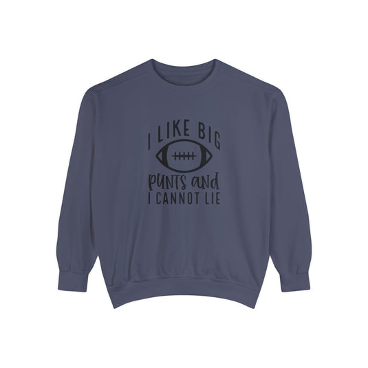 I Like Big Punts Football Adult Unisex Premium Crewneck Sweatshirt