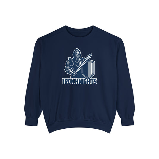 Iron Knights Premium Adult Unisex Crewneck Sweatshirt W/Knight Logo Only