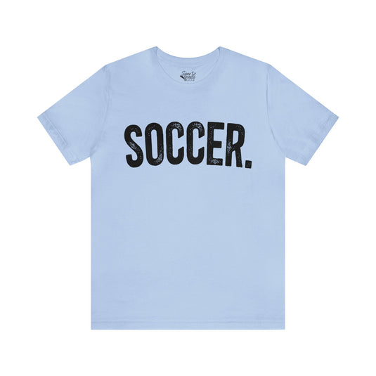 Rustic Design Soccer Adult Unisex Mid-Level T-Shirt